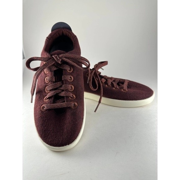 AllBirds merino wool women's sneakers maroon, size 6 - Picture 8 of 9